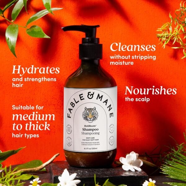 Fable & Mane Hydrating Shampoo, Moisturises and Cleanses Dry, Damaged Hair with Aloe Vera and Coconut Oil. For Medium to Thick Hair Types - Image 6