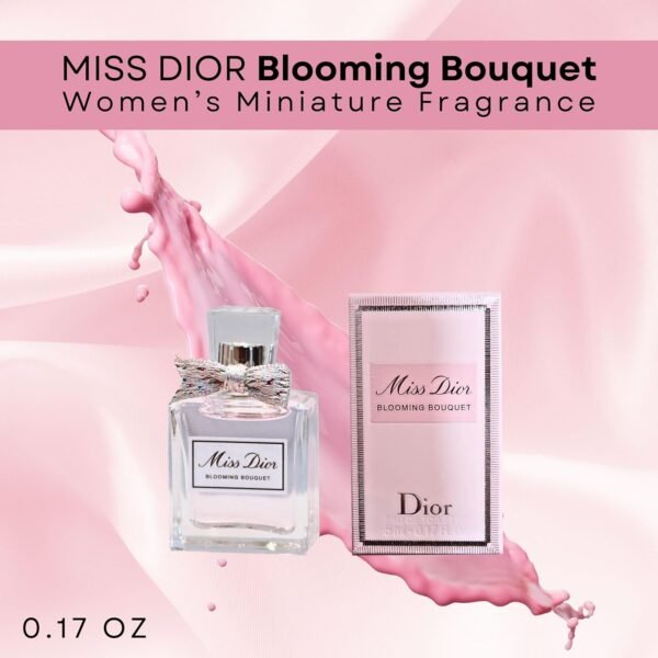 Dior Miss Blooming Bouquet Perfume Women Mini EDT Splash 0.17 Ounce - Image 3