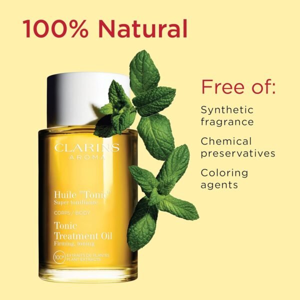 CLARINS Tonic Body Treatment Oil | Stretch Mark Pregnancy Care | Skin Elasticity Is Improved After 28 Days* | Visibly Firms and Tones | Dermatologist Tested | Natural 100% Plant Extracts - Image 5