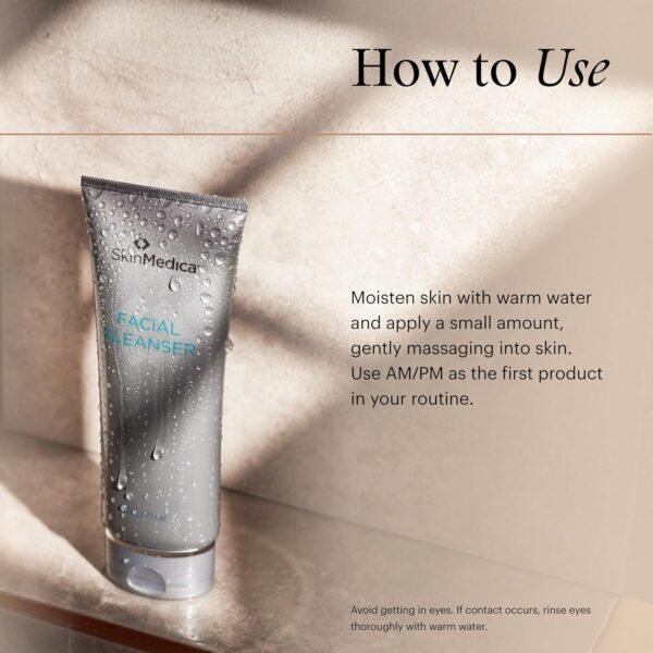 SkinMedica Facial Cleanser - Foaming Face Wash for All Skin Types - Helps Remove Dirt, Oil & Makeup - Enriched with Soothing Panthenol to Encourage Healthy-Looking Skin (6 fl oz) - Image 7