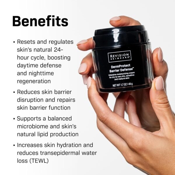 Revision Skincare DermProtect Barrier Defense™, Intensive Moisturizer for Dry, Sensitive, and Mature Skin, Hydrates and Strengthens Skin Barrier - Image 4
