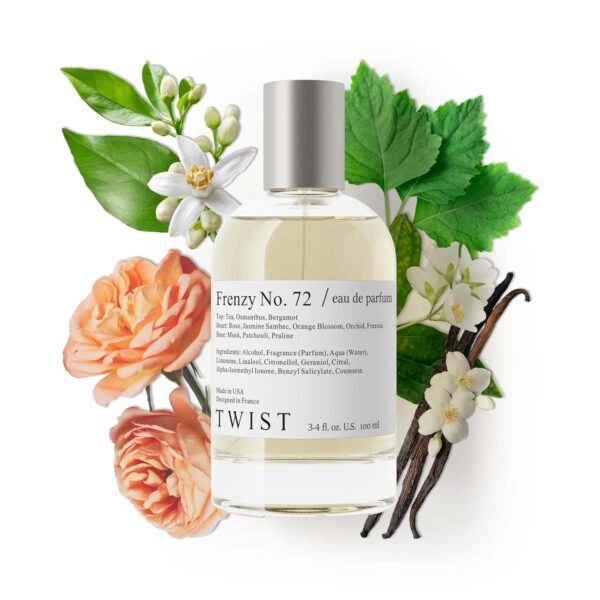 Twist Frenzy No. 72 - Eau De Parfum Inspired by V&Rolf's Flower Bomb, Long-Lasting Perfume For Women, Floral & Vanilla, Vegan, Clean Ingredients, Fragrance - Spray 100 ml | 3.4 fl. oz. - Image 2