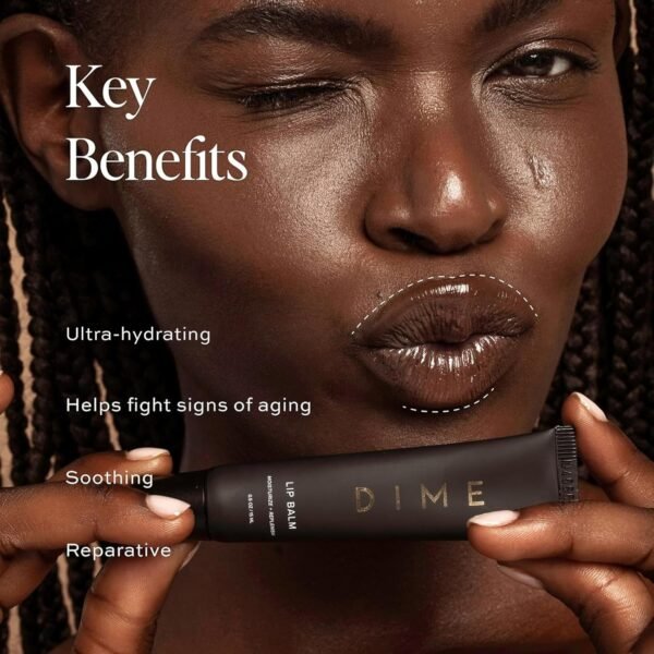 DIME Beauty Lip Balm, Hydrating Lip Balm and Gloss, Vegan & Cruelty-Free, Anti-Aging Lip Care, .5 oz / 15 ml - Image 4