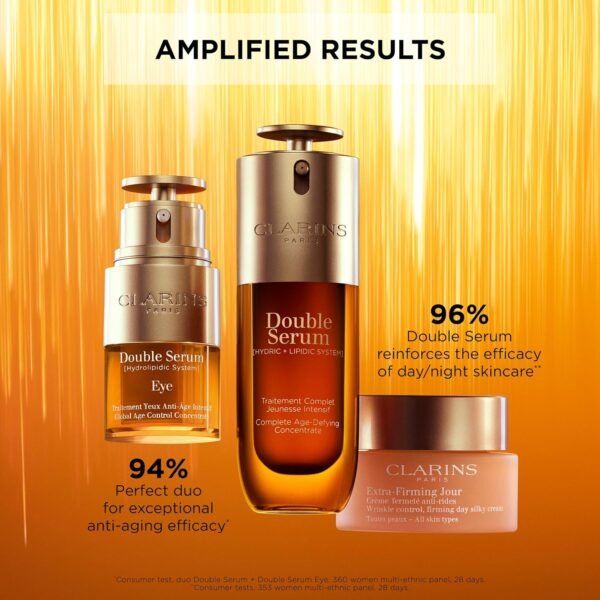 Clarins Double Serum | Anti Aging Face Serum | Visibly Firms, Smoothes, Boosts Radiance, and Refines Pores | 24H Hydration | All Skin Types - Image 12