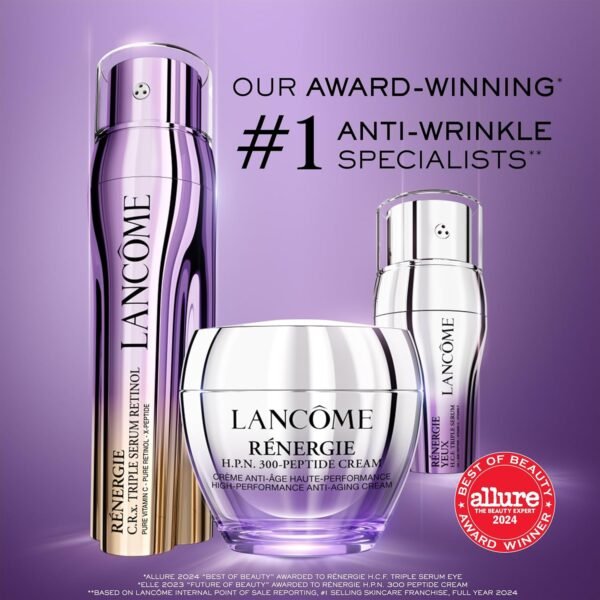 Lancôme Rénergie C.R.x. Triple Serum Retinol - Anti-Aging Serum With Pure Retinol, Pure Vitamin C, X-Peptide - Target Wrinkles and Pores - All Skin Types, including Sensitive - Image 10