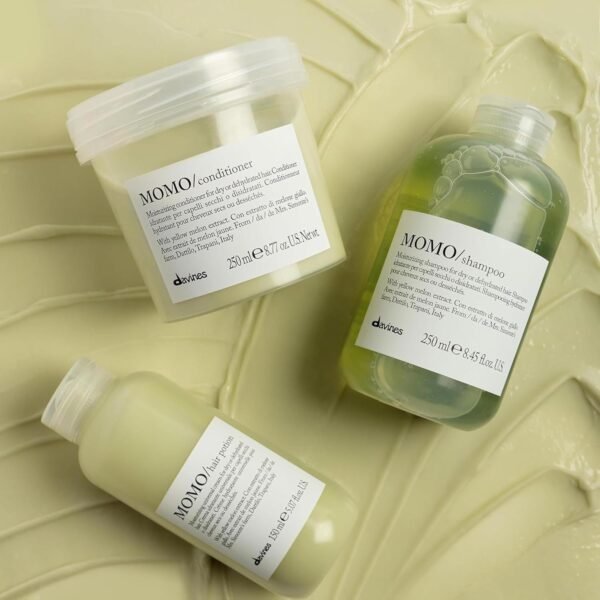 Davines MOMO Moisturizing Shampoo & Conditioner for Dry, Dehydrated Hair, Add Softness & Shine, Detangling Formula - Image 6