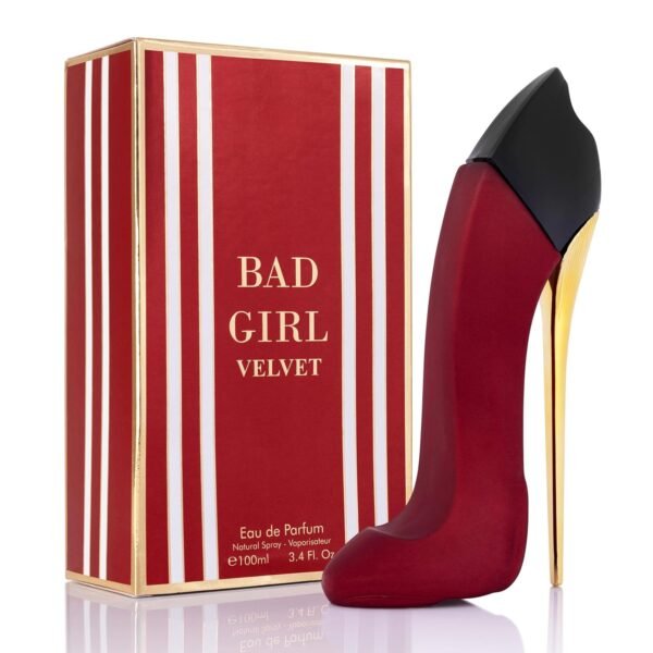 Bad Girl Velvet for Women Eau De Parfum 3.4 fl Oz- Sweet, Warm & Powdery Tone - Combination of Tonka Bean, Vanilla & Praline - Free of Paraben, Vegan & Cruelty-Free - Elegant 100ml bottle - Image 2