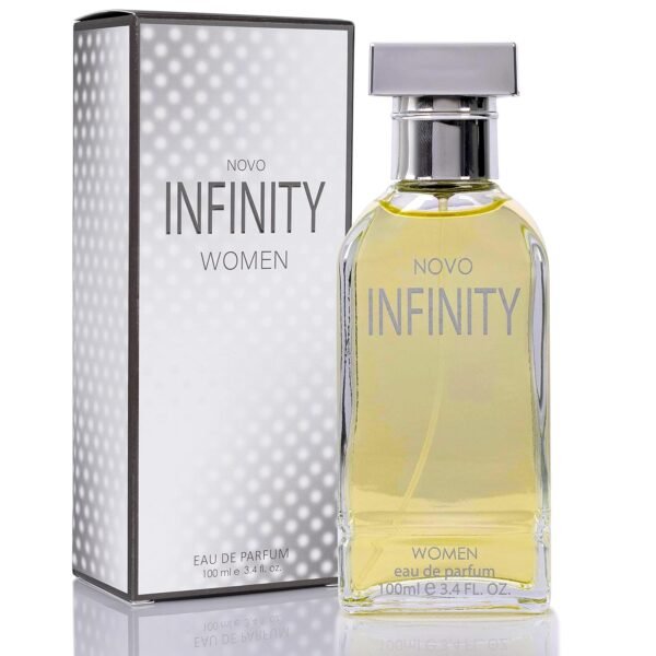 Novo Infinity for Women - 3.4 Fluid Ounce Eau De Parfum Spray Refreshing Mix of Citrus Floral & Musk Fragrances Smell Fresh All Day Long Lovely Gift Occasions - Image 2