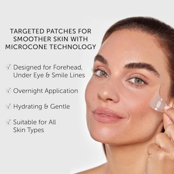 111SKIN Wrinkle Erasing Retinol Patches, Non-Invasive Forehead Wrinkle Patches for Under Eye & Smile Line Set with Vitamin C, Peptides & Microcone Technology, Suitable for All Skin Types, 3 x 1.23 oz - Image 5