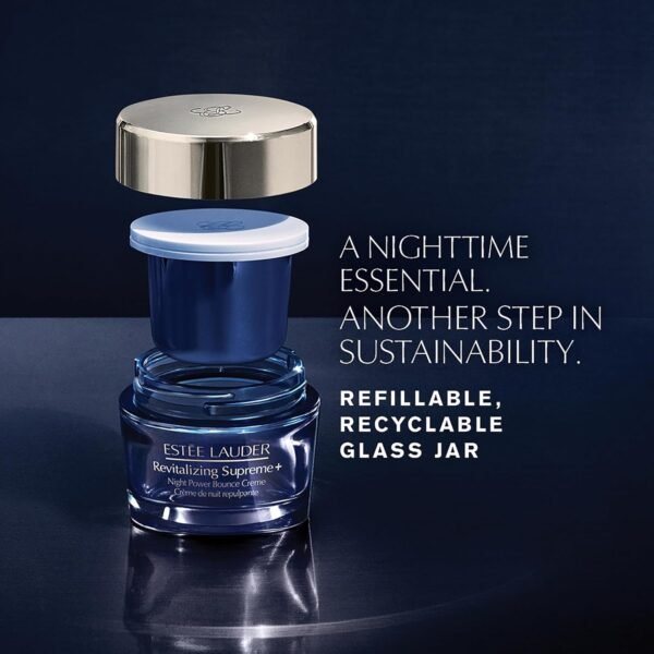Estée Lauder Revitalizing Supreme+ Night Power Bounce Cream Moisturizer with Peptides for Firmness - Image 7