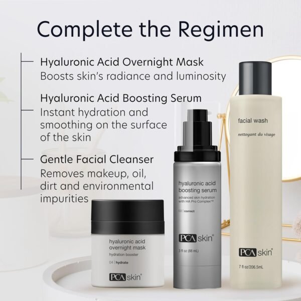 PCA SKIN Overnight Face Mask, Hyaluronic Acid Overnight Mask, Brightening Face Mask Rejuvenates and Hydrates Skin Overnight, Helps Boost Skin Radiance and Luminosity, Anti Aging Face Mask, 1.8 oz Jar - Image 8