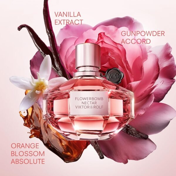 Viktor&Rolf - Flowerbomb Nectar Eau de Parfum - Women's Perfume - Floral, Spicy & Warm - With Notes of Gunpowder & Vanilla - Image 3
