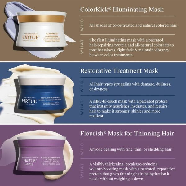 Virtue ColorKick Illuminating Hair Mask | Tones, Nourishes, Preserves Color-Treated Hair - Image 9