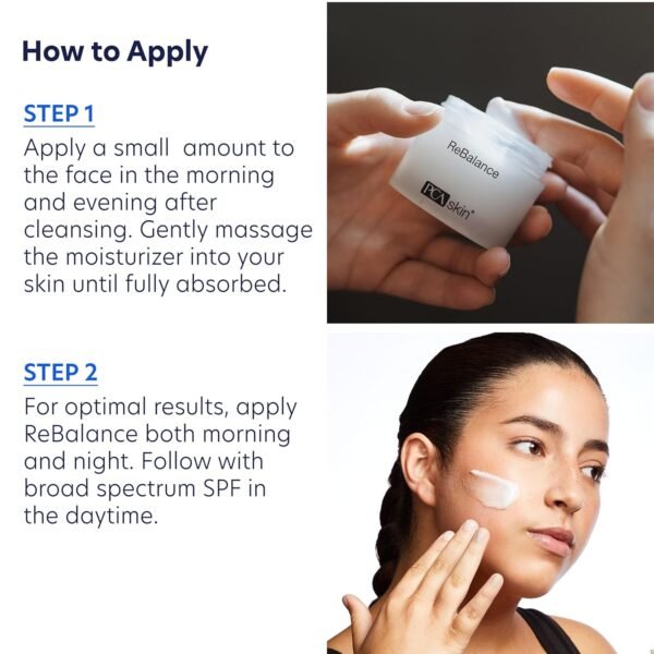 PCA SKIN ReBalance Sensitive Moisturizer for Face - ReBalance Daily Face Moisturizer for Dry Skin, Creamy - Image 6
