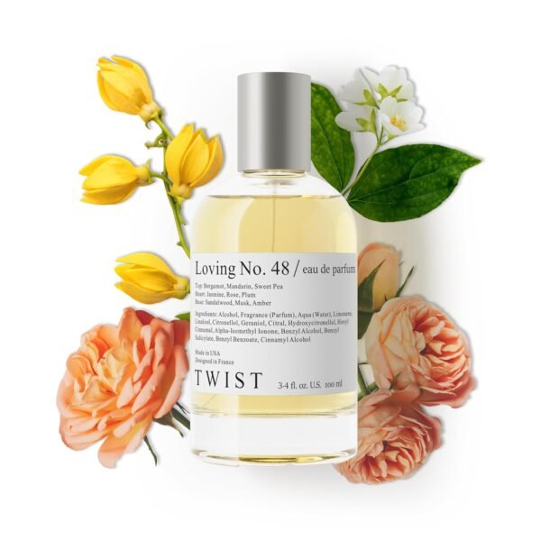 Twist Loving No. 48 - Inspired by D. J.adore, Long-Lasting Perfume For Women, Vegan, Clean Ingredients, Jasmine & Fruity Fragrance - Spray 100 ml | 3.4 fl. oz. - Image 2