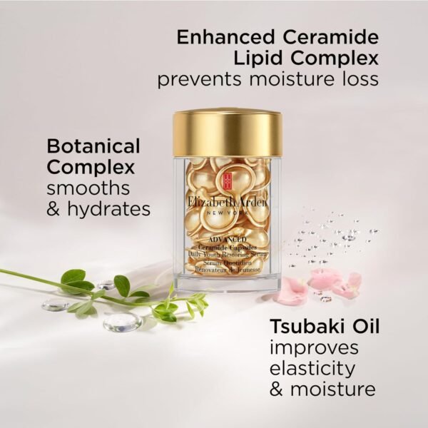 Elizabeth Arden Advanced Ceramide Face Serum Capsules, Anti-Aging Skincare, Fragrance-Free Hydrating Formula for Radiant, Firm Skin, Nourishing and Strengthening - Image 8