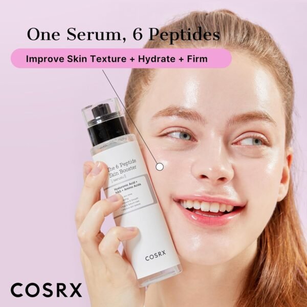 COSRX 6X Peptide Collagen Booster Toner Serum, Niacinamide & Hyaluronic Acid Facial Essence for All Skin Types, Korean Skin Care, Paraben Free, 150mL/5.07 Fl.Oz - Image 6