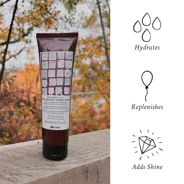 Davines Naturaltech REPLUMPING Conditioner, Renew Elasticity While Replenishing, Moisturizing And Detangling, 5.07 fl. oz. - Image 4