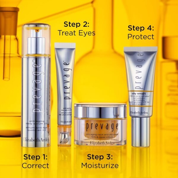 Elizabeth Arden PREVAGE Anti-Aging Face Serum 2.0 for Women, Brightening & Dark Spot Correcting Skincare, With Antioxidant Idebenone Technology - Image 17