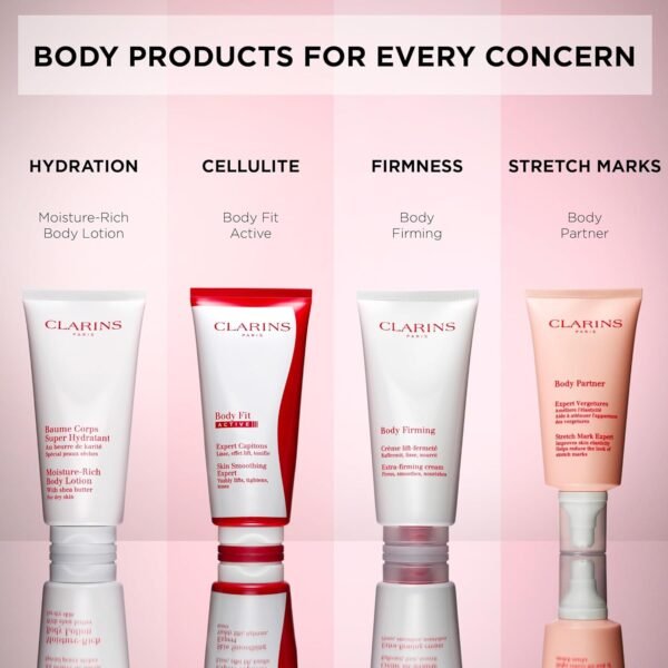 Clarins Moisture-Rich Body Lotion | Intensely Hydrates | Nourishes, Softens and Smoothes | Non-Greasy and Fast Absorbing | 88% Natural Ingredients | Body Cream With Shea Butter | For Dry Skin Types - Image 7
