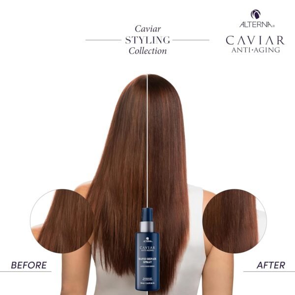 Alterna Haircare CAVIAR Anti-Aging Rapid Repair Spray 4.2 Fl Oz | Instant Shine and Humidity Protection Spray for Hair | Sulfate Free - Image 7