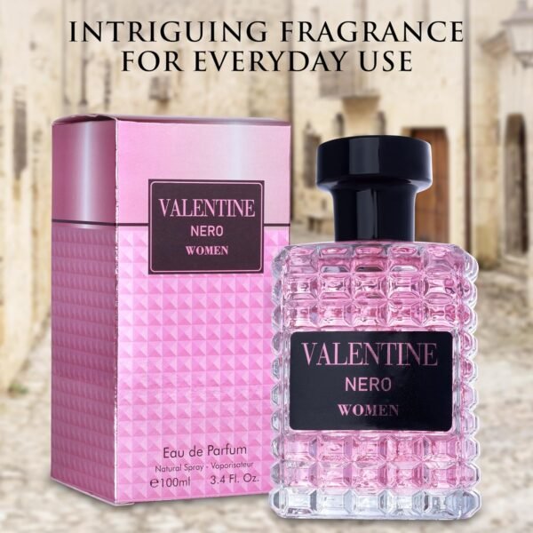 URBAN COLLECTION Valentine for Women Eau De Parfum - Amber Floral Jasmine, Bourbon Vanilla & Woods Oriental-Floral Fragrance with a Modern Twist Elegant 100ml Bottle Packed in Paper Box - Image 5