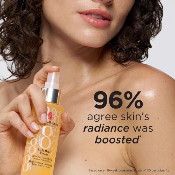 Elizabeth Arden Eight Hour Cream, All-Over Miracle Oil, For Face, Body & Hair, 3.4 Oz - Image 8