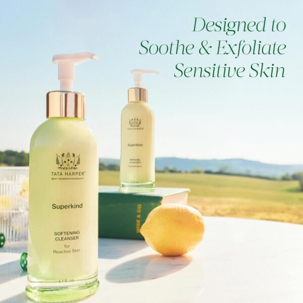 Tata Harper Superkind Refining Cleanser, Gentle Exfoliating Cleanser for Sensitive Skin, Hypoallergenic Skincare, Fragrance Free, Natural Skincare, Dermatologist Tested, Vegan, 125ml - Image 6