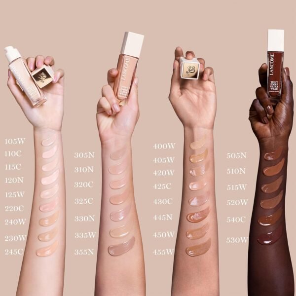 Lancôme Teint Idôle Ultra Wear Care & Glow Foundation for Up to 24H Healthy Glow - SPF27 - Medium Buildable Coverage & Natural Glow Finish - Image 5