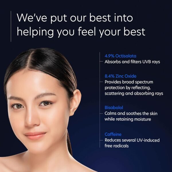 PCA SKIN Weightless Protection Broad Spectrum SPF 45 - Oil-Free Hydrating Face Sunscreen with 8.4% Zinc Oxide for Acne-Prone/All Skin Types (1.7 fl oz) - Image 4