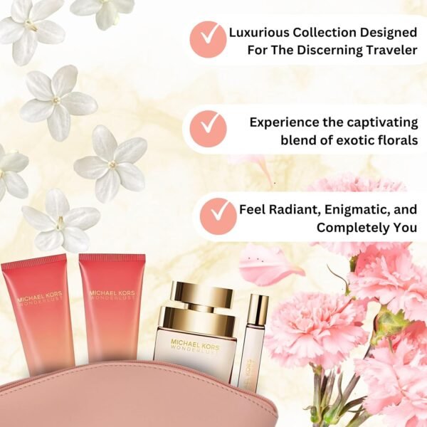 Michael Kors Wonderlust Perfume for Women 4 Piece Gift Set - Image 7