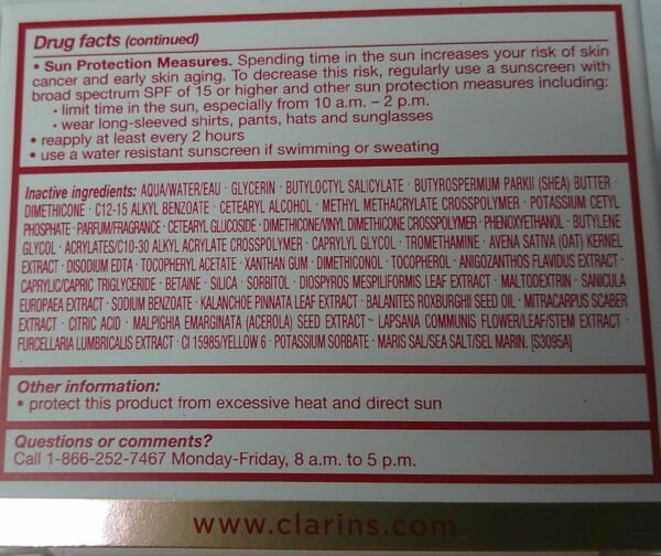 Clarins Extra-Firming Day Cream SPF 15 | Anti-Aging Moisturizer | UVA/UVB Protection | Visibly Regenerated, Firmer Skin* | Boosts Radiance - Image 10
