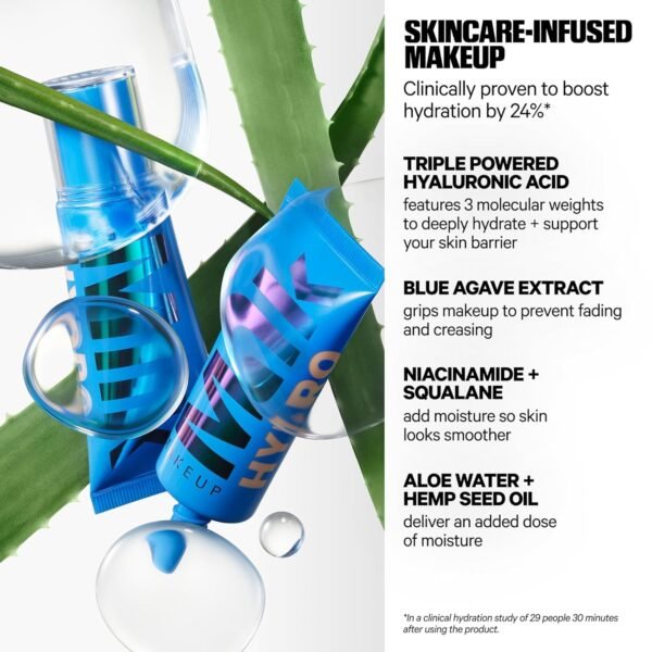Milk Makeup Hydro Grip Hydrating Gel Skin Tint with Hyaluronic Acid – Buildable Light Coverage for Up to 12 Hours w/Dewy Finish – Non-Comedogenic - Image 5