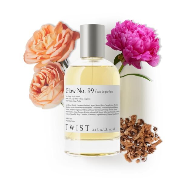 Twist Glow No. 99 - Inspired by Chlo.e EDP, Long-Lasting Perfume for Women, Rose & Peony, Vegan, Clean Ingredients, Fragrance – Spray 100 ml | 3.4 fl. oz. - Image 2