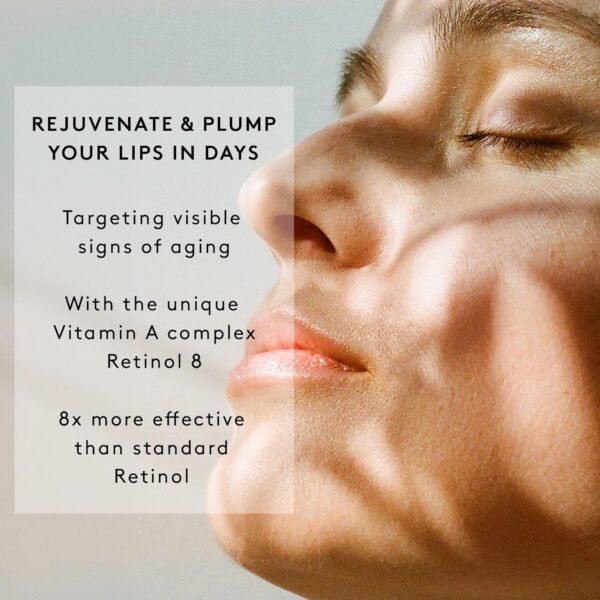 Verso Skin Care | Moisturizing Lip Serum with Retinol 8 | Anti Aging Lip Plumper for Soft Lips & Youthful Skin | Lip Care Made Easy (0.5 fl oz) - Image 3