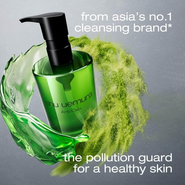 shu uemura AntiOxi+ Clarifying Cleansing Oil, Makeup Remover and Facial Cleanser to Combat Dullness and Impurities - Image 3