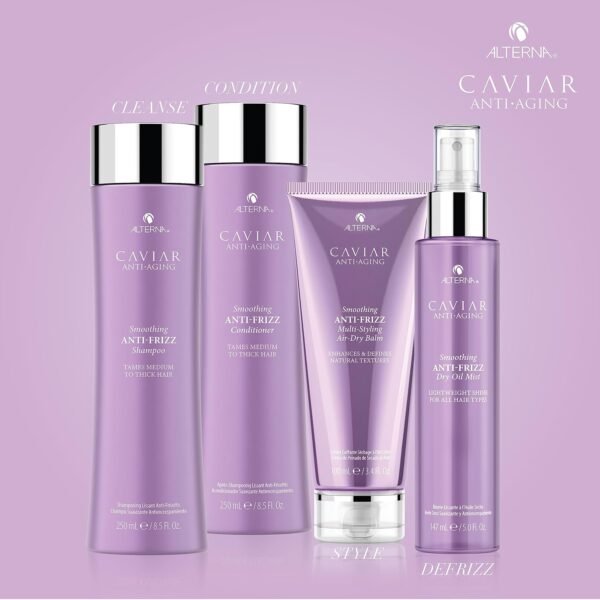 Alterna Caviar Anti-Aging Smoothing Anti-Frizz Multi-Styling Air Dry Balm, 3.4 Fl Oz | Controls Frizz With Light Hold | Adds Natural Shine | Sulfate Free - Image 5