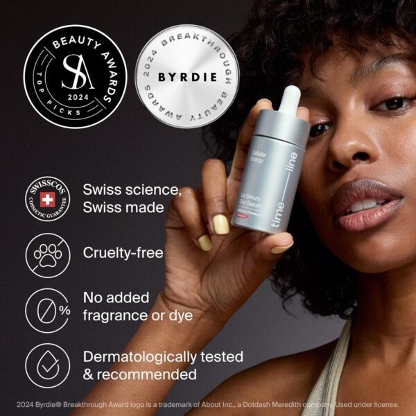 The Serum powered by Mitopure (Urolithin A) Instant lifting feeling for visibly firmer complexion. Clinically proven to boost skin hydration and reduce wrinkles appearance. 1.0oz (30ml) - Image 7