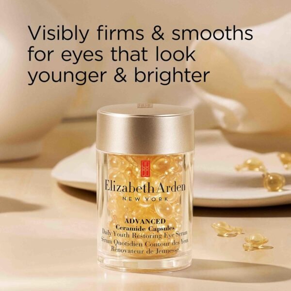 Elizabeth Arden Advanced Ceramide Eye Serum Capsules, Anti-Aging Skincare for Wrinkles & Crow's Feet, Fragrance-Free Hydrating Formula for Brighter, Firmer Skin, 60 Count - Image 11