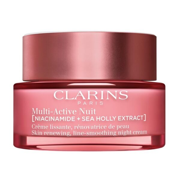 Clarins Multi-Active Renewing Night Moisturizer with Niacinamide | Smooth Fine Lines | Visibly Tighten Pores | Even Tone and Texture | Boost Glow | Strengthen Moisture Barrier | All Skin Types - Image 2