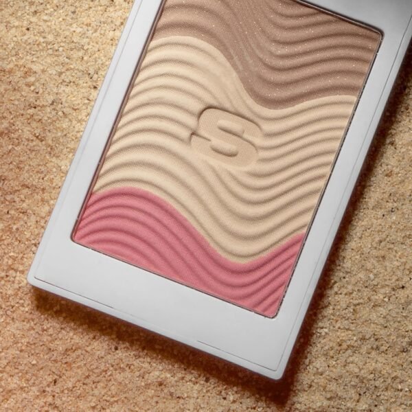 Sisley Paris Phyto-Touche Sun Glow Powder, Peach Gold - Lightweight, Creamy Powder for a Flawless, Natural, Long-Lasting Finish - All Skin Types - Non-Comedogenic - Includes Mini Kabuki Brush - Image 4