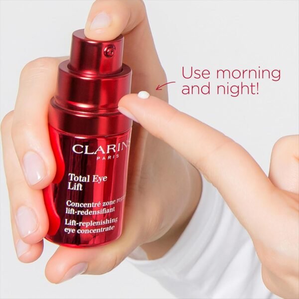 Clarins Total Eye Lift | Anti-Aging Eye Cream | Targets Wrinkles, Crow's Feet, Dark Circles, and Puffiness For a Visible Eye Lift in 60 Seconds Flat* | Ingredients Of 94% Natural Origin - Image 6