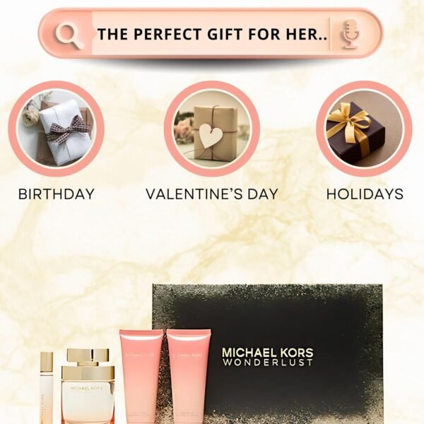 Michael Kors Wonderlust Perfume for Women 4 Piece Gift Set - Image 8