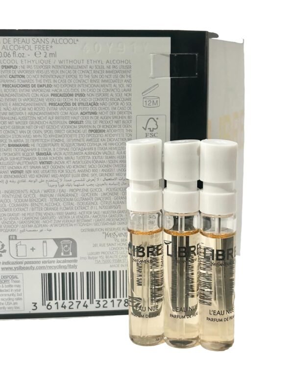 Yves Saint Laurent LIBRE L'EAU NUE Sample Perfume YSL WOMEN 2 ml / 0.06 oz - set of 3 - Image 5
