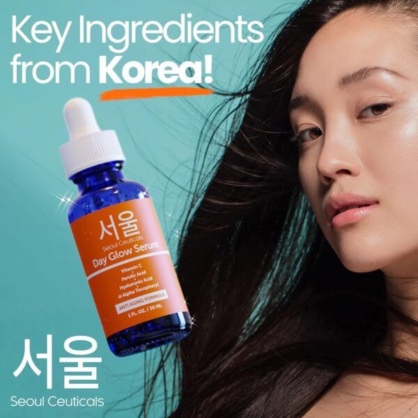 SeoulCeuticals Korean Skin Care 20% Vitamin C Hyaluronic Acid Serum + CE Ferulic Acid - Potent Anti Aging, Anti Wrinkle Korean Beauty 1oz - Image 8