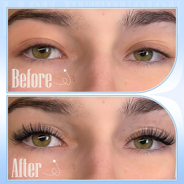 Natural Lash Clusters Wispy Cluster Eyelash Extensions Left&Right Cluster Lashes C Curl Individual Lashes Extension DIY Natural Eye Lash Clusters by TNFVLONEINS - Image 5