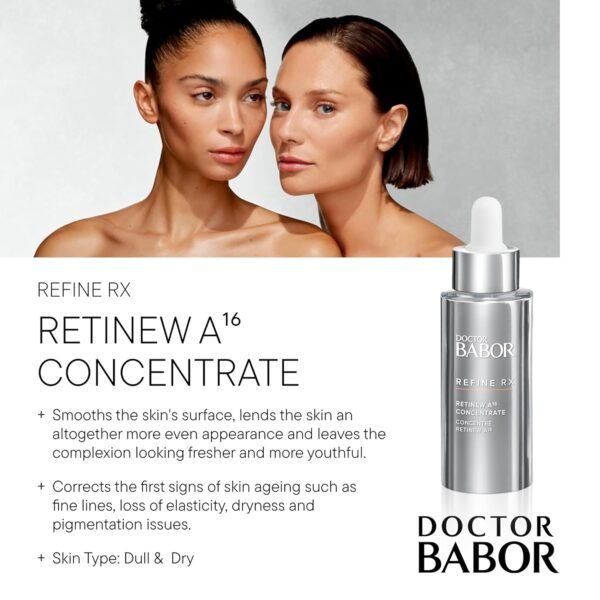 DOCTOR BABOR Refine RX A16 Concentrate, Regenerative Collagen Boosting Treatment for Stressed and Dull Skin, Compare to Retinol, Safe for Sensitive Skin, Vegan - Image 3