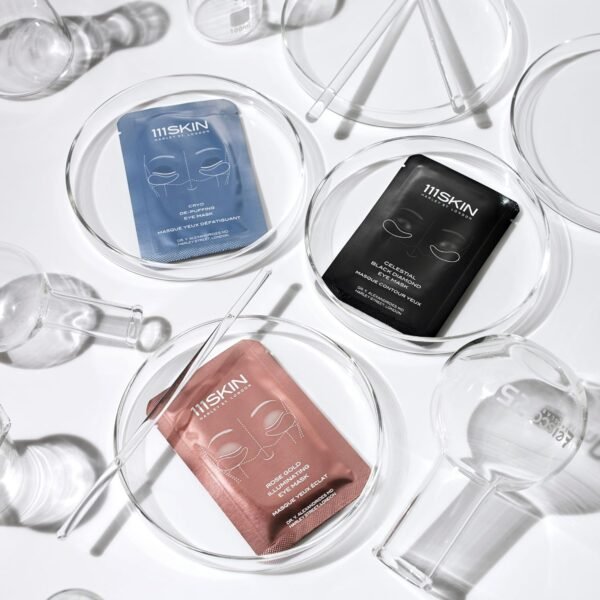 111SKIN Black Diamond Eye Mask, Hydrating Under Eye Patches for Dark Circles with Retinol, Hyaluronic Acid & Niacinamide, Helps Lift & Firm the Appearance of Fine Lines & Undereye Area, 8 Pairs - Image 6