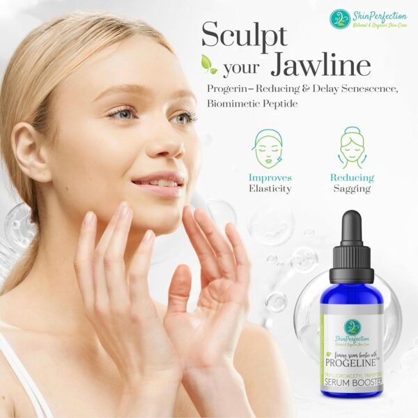 Skin Perfection Firming Serum Booster with Progeline Peptide Repair Serum Neck and Face Progeline Cream Upgrade Trifluoroacetyl Tripeptide-2 Anti-aging Diy .5 Fl Oz - Image 5