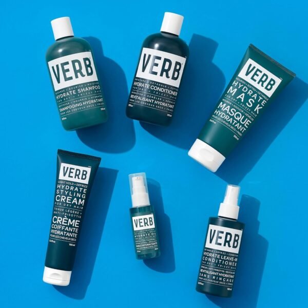 VERB Hydrate Styling Cream - Smooth + Reduce Frizz for Dry + Frizzy Hair - Amber + Warm Jasmine Scent - Image 10